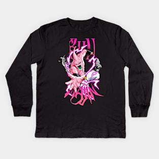 Bajin Buu Dragon ballz Kids Long Sleeve T-Shirt